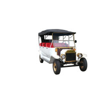 8 Seaters White Color City Vintage Car for Sightseeing